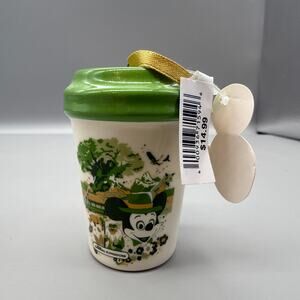 Disney Parks Starbucks animal kingdom Tumbler Christmas Ornament Green with tags